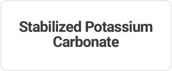 Stabilized Potassium Carbonate
